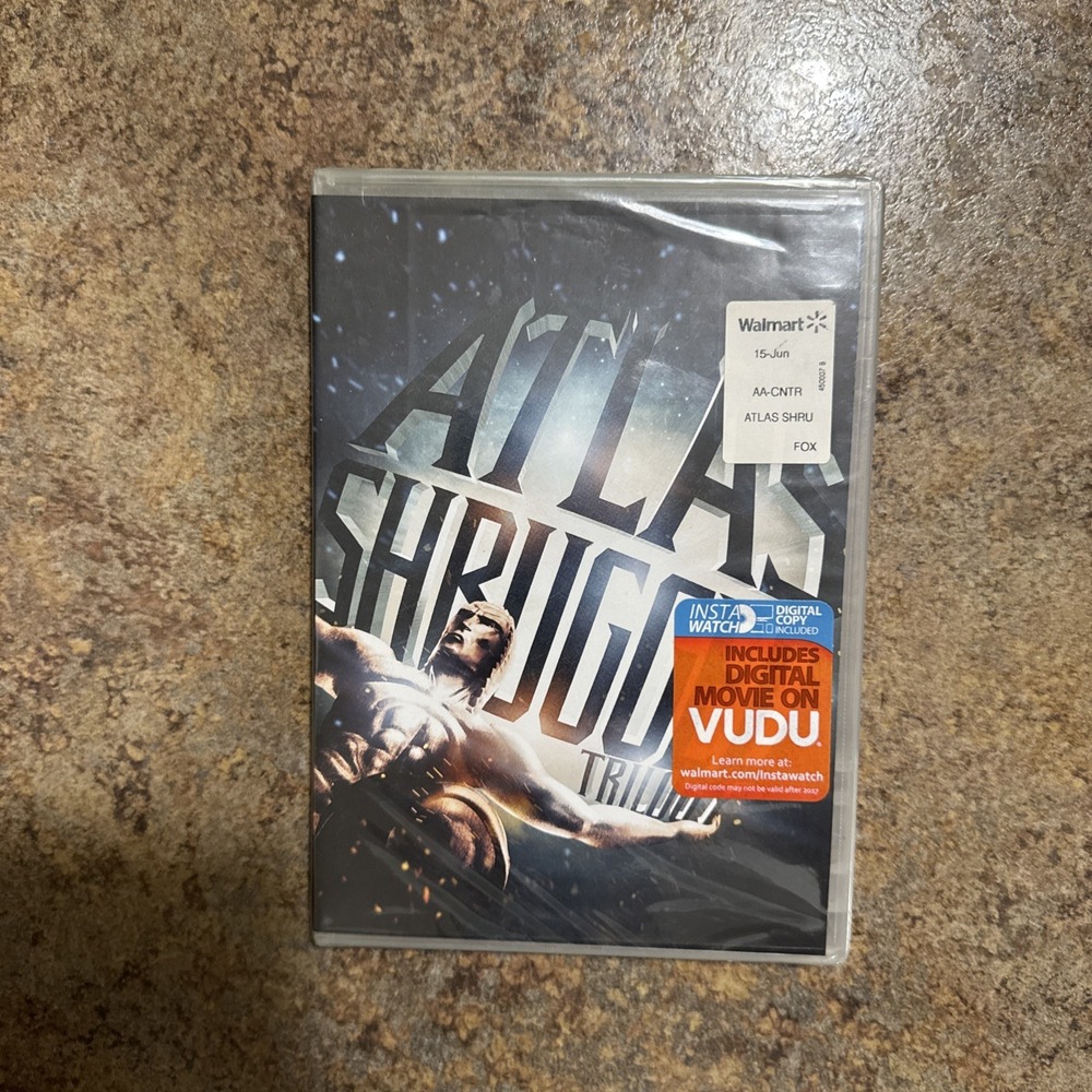 Atlas Shrugged Trilogy (3-Disc DVD, 2014) Parts 1 2 3 (New & Sealed!)